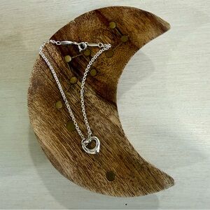 ✨ Tiffany & Co. Elsa Peretti Open Heart Bracelet 11mm Sterling Silver ✨